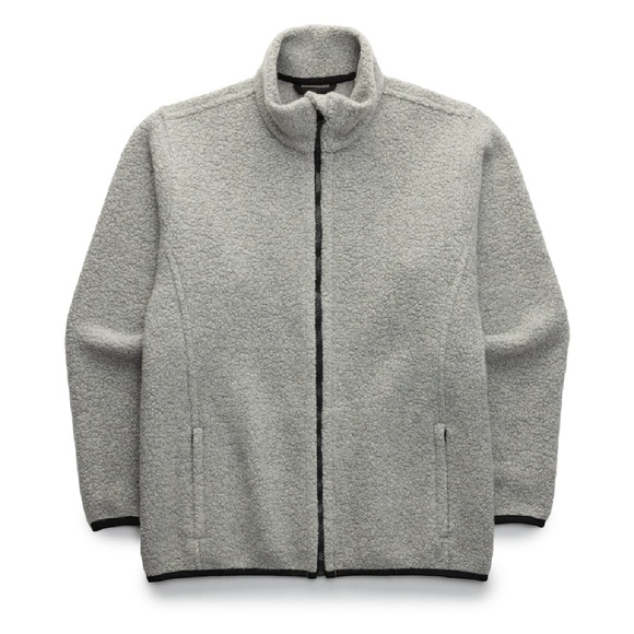 ANIÁN The Pecora Wool Zip Fleece sweater - light grey - medium - Picture 9 of 13